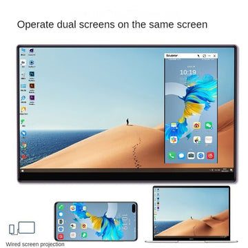 Sculptor OELD Wireless 4K Portable Monitor 15.6inch 100%Adobe RGB for PC Phone Mac Xbox PS5 Switch